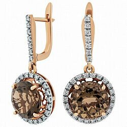 Серьги из золота 585 пробы 270032 Серьги из золота 585 пробы 270032